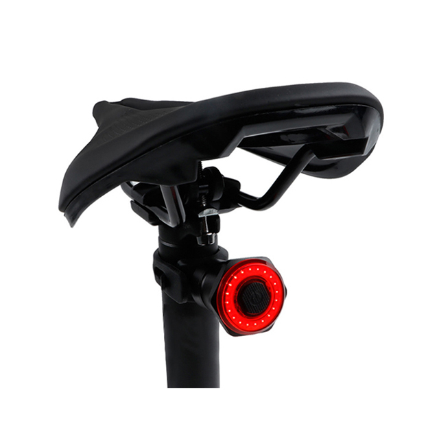  Intelligent brake induction tail light road bike mountain bike bicycle light usb charging tail light Warning Light